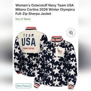 Team USA Sherpa Jacket 2026 Olympics